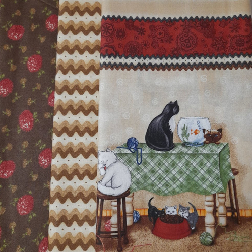 Coupons tissus patchwork assortis