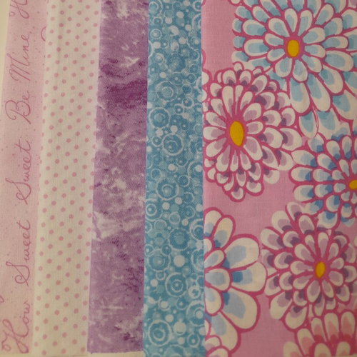 Coupons tissus patchwork assortis
