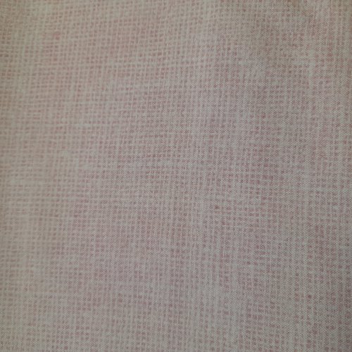 Tissu patchwork  - coupon 45 x 55 cm - couleur rose pâle -imitation lin