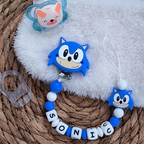 Attache tétine sonic personnalisée