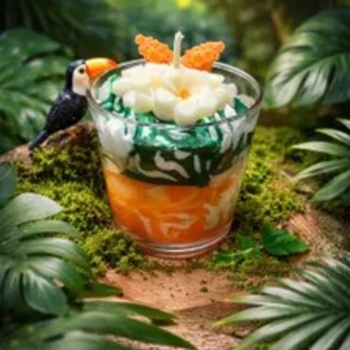 Bougie gourmande monoï ananas givré