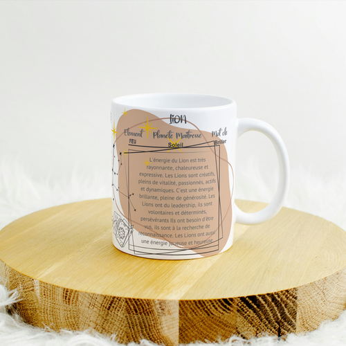 Mug horoscope signe lion