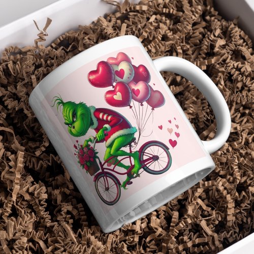 Mug grinch saint valentin