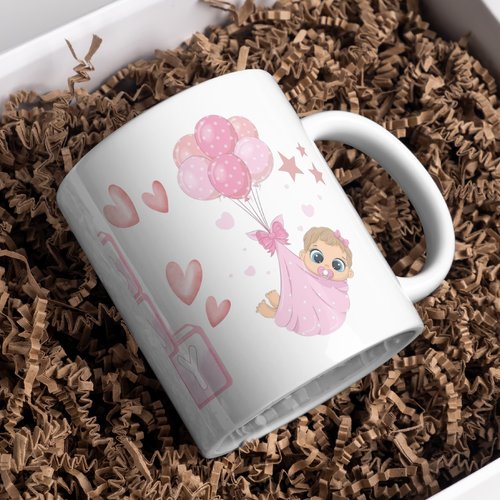 Mug naissance bébé fille