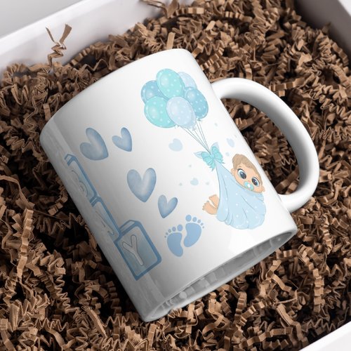 Mug naissance bébé garcon
