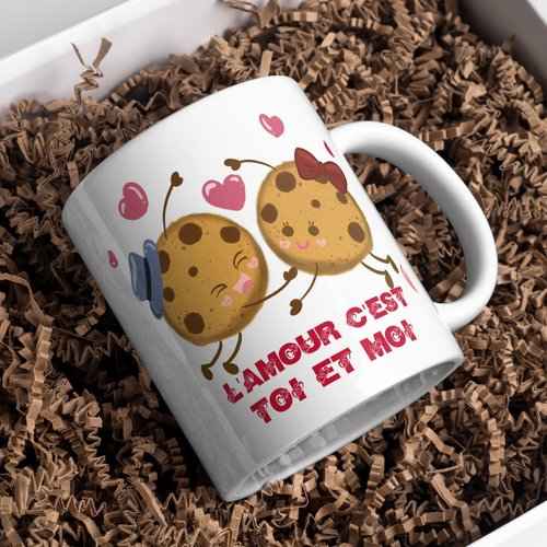 Mug grinch saint valentin
