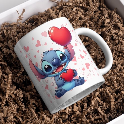 Mug stitch personnalisé love