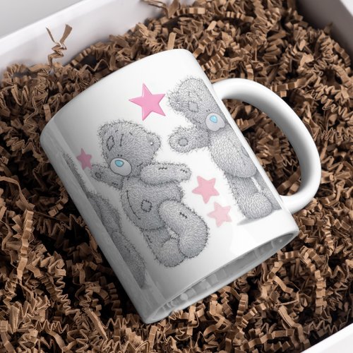 Mug personnalisé ourson gris