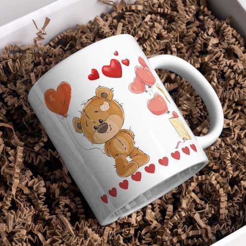 Mug saint valentin ourson