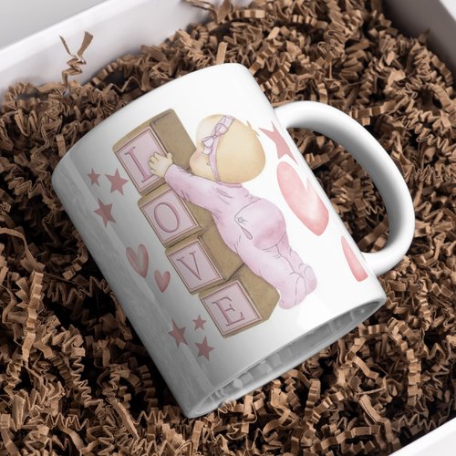 Mug naissance bébé fille