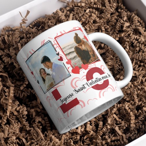Mug saint valentin personnalisé