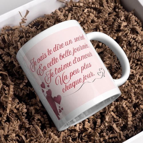 Mug saint valentin personnalisé