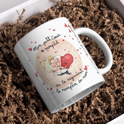 Mug saint valentin personnalisé