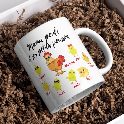 Mug mamie personnalisé