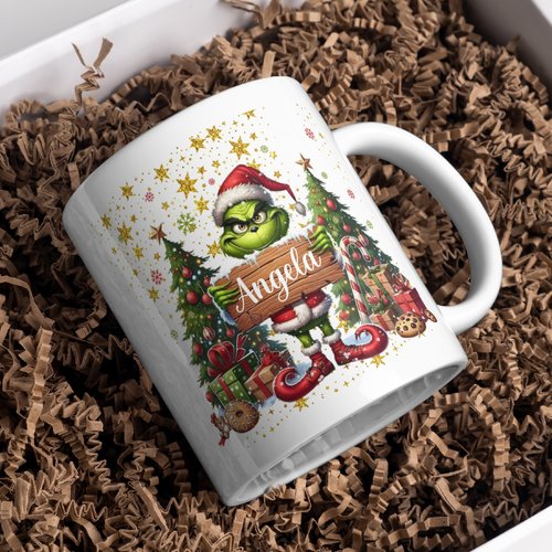 Mug noël grinch personnalsié