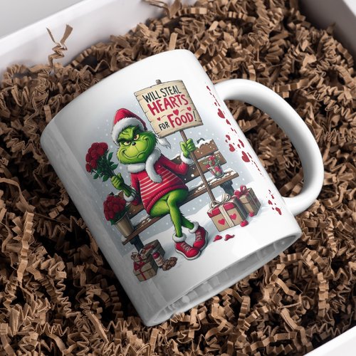 Mug grinch saint valentin