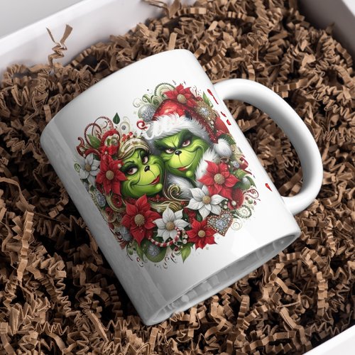 Mug noël grinch personnalisé