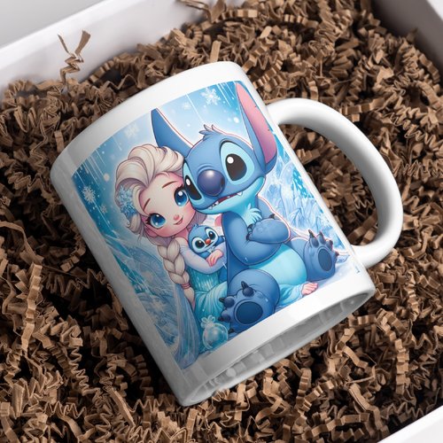 Mug stitch et reine des neiges
