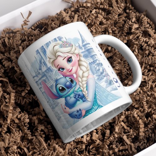 Mug stitch et reine des neiges