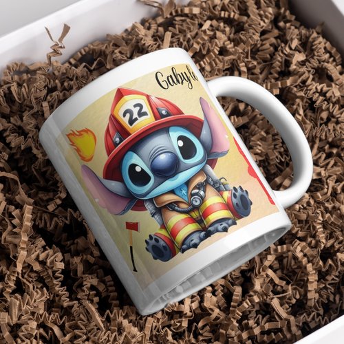 Mug stitch pompier