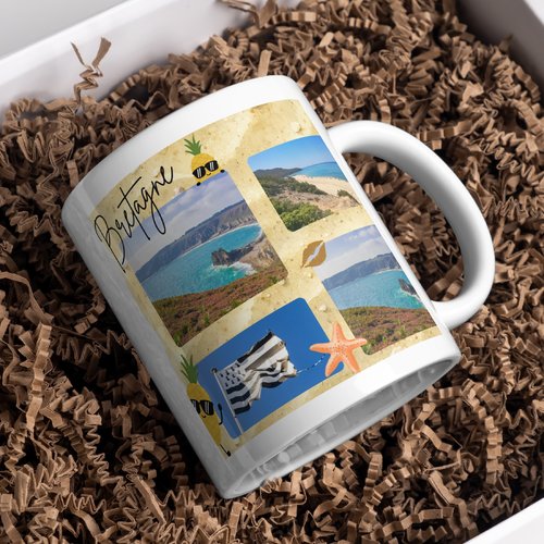 Mug photos de vacances