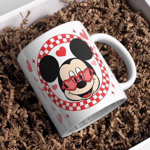 Mug minnie mickey personnalisé