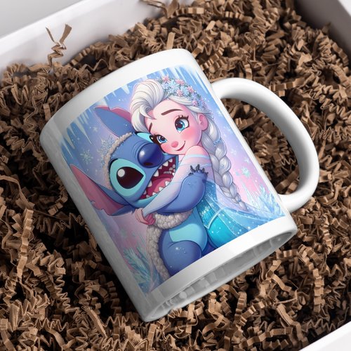 Mug stitch et reine des neiges