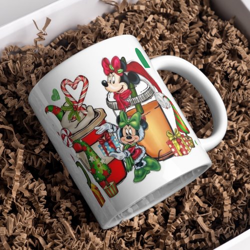 Mug minnie mickey personnalisé