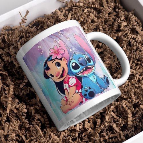 Mug lilo et stitch personnalisé