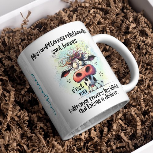 Mug humour personnalisé