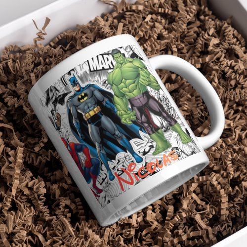 Mug super héros personnalisé