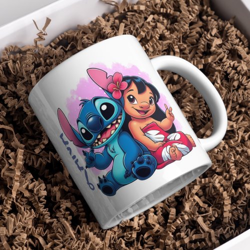 Mug lilo et stitch personnalisé