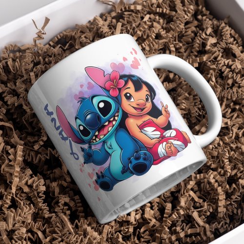 Mug lilo et stitch personnalisé