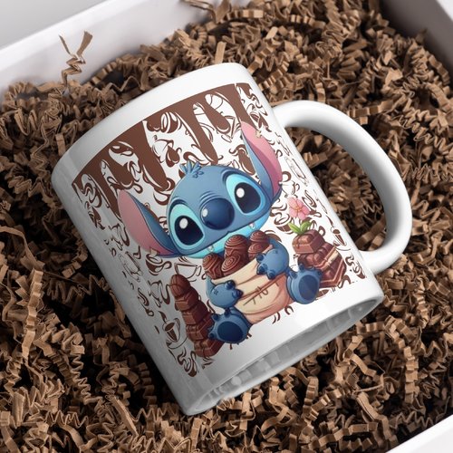 Mug stitch chocolat