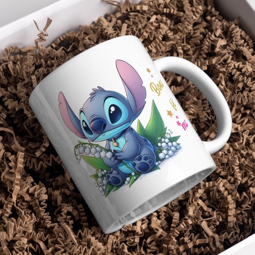 Mug stitch 1er mai personnalisé