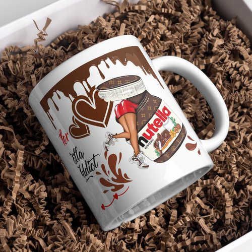 Mug chocolat nutella personnalisé