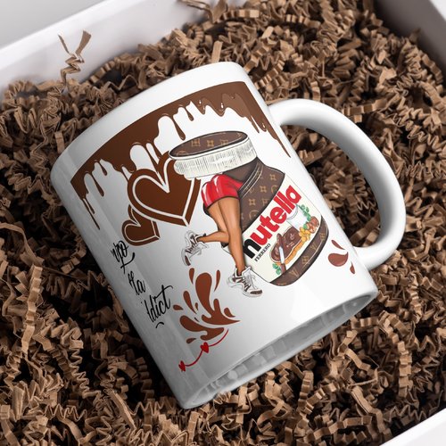 Mug chocolat nutella personnalisé