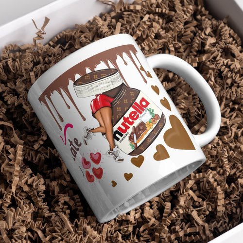 Mug chocolat nutella personnalisé