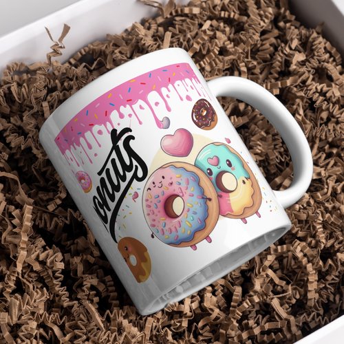 Mug donuts personnalisé