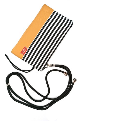 Etui téléphone portable fait main - taille sur mesure iphone, samsung, lenovo, xiaomi - style minimaliste