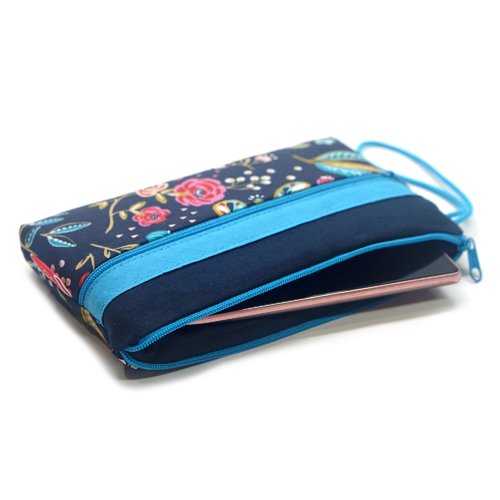 Housse ethnique téléphone portable tissu fleurs colorées, étui galaxy s21, étui iphone 17, housse xiaomi, cadeau femme fait main