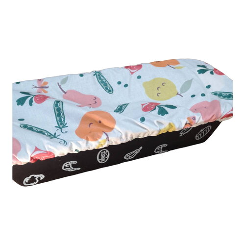 Charlotte rectangulaire/couvre-cake/cadeau zéro déchet fait main en tissu oekotex/écologique