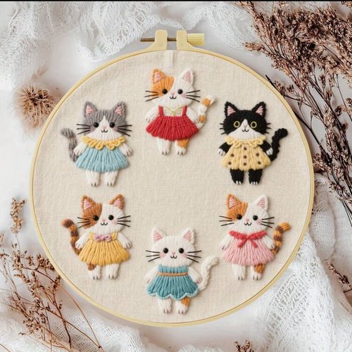 Kit de broderie fait main diy