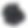 Sequins ronds plats noir - 5mm