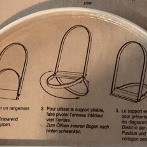 Chevalet pliable pour tableau magnétique