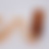 2m de ruban organza marron - 25mm