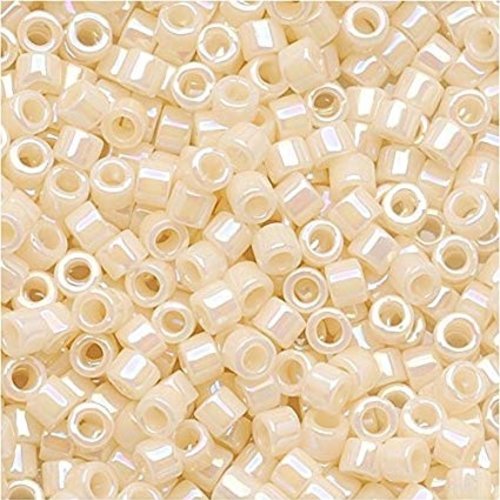 3g miyuki delica 11/0 - db0157 - crème opaque brillant