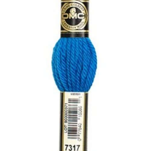 Laine colbert dmc n° 7317 - bleu touareg