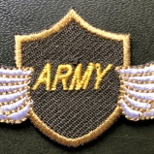 Patch  "army" aux ailes d'or