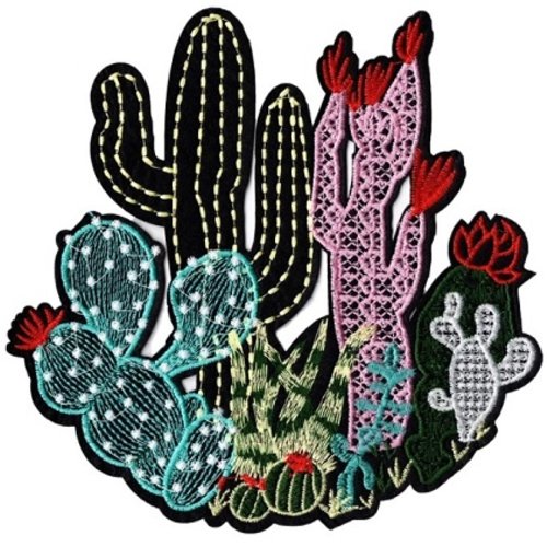 Patch " cactus tout en couleurs"